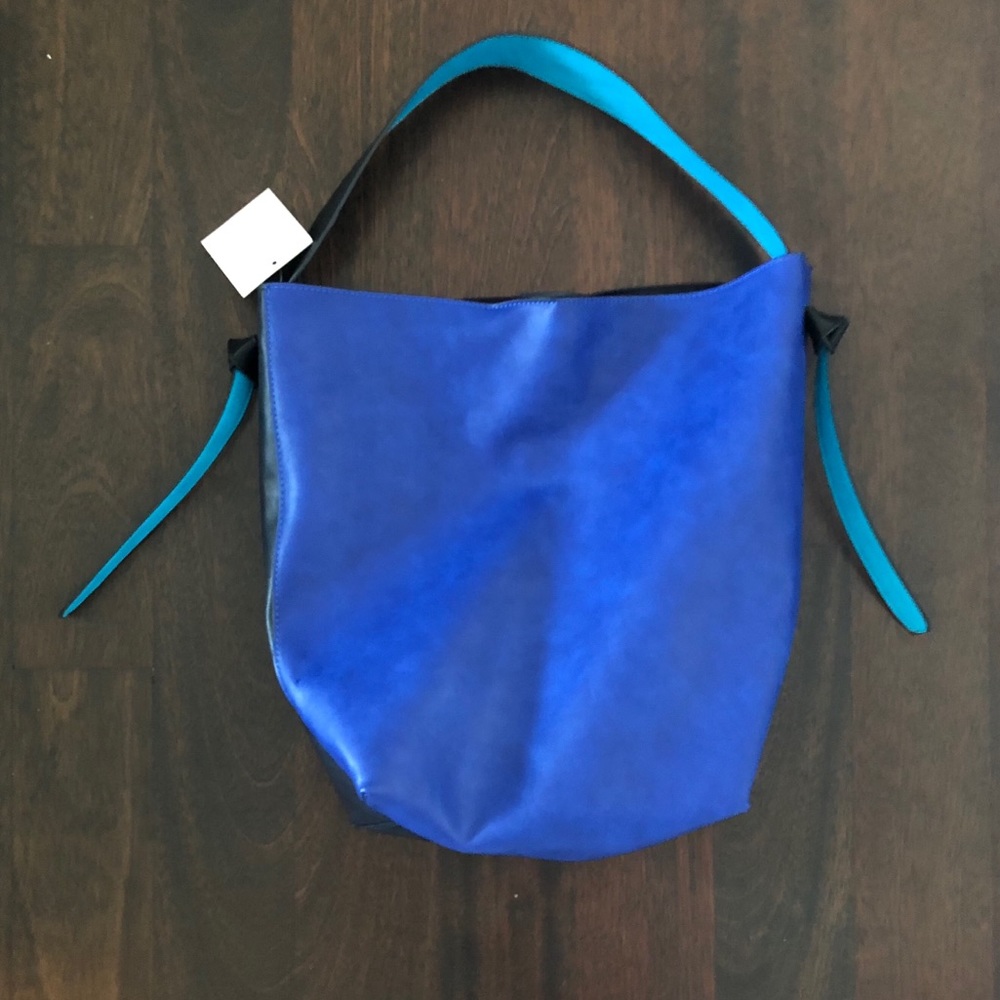NWT Inzi Colorblock Handbag - Picture 2 of 6